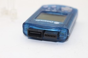 Sega Dreamcast Clear Blue VMU HKT-7000 Memory Card /w New Batteries