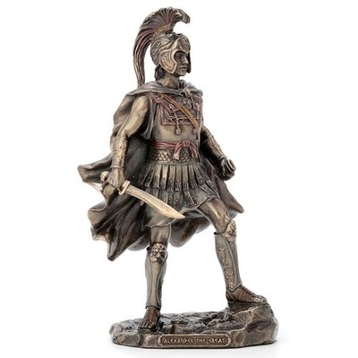 Veronese Design 9.75in Alexander The Great Antique Bronze Statue Figurine