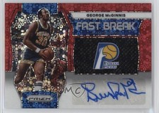 2023-24 Panini Prizm Fast Break Red 33/99 George McGinnis #FB-GMG Auto HOF 1q2
