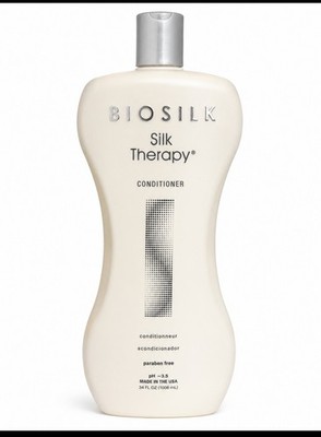 BioSilk Silk Therapy Conditioner, Moisturizes & Conditions Hair Detangles 34 oz