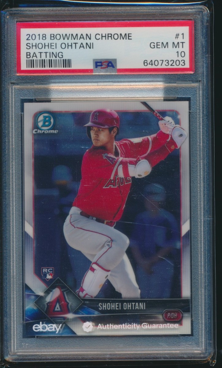 【大谷翔平 RC PSA10】2018 Bowman Shohei Ohtani PSA 10 SHOHEI OHTANI/OTANI 2018 BOWMAN CHROME BATTING ANGELS