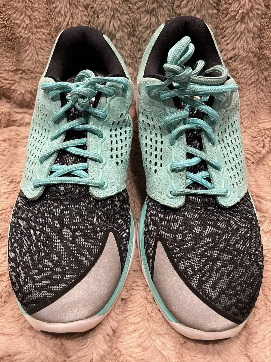 Nike Air Jordan Lunarlon Turquoise Black Trainers 820253 303 Mens