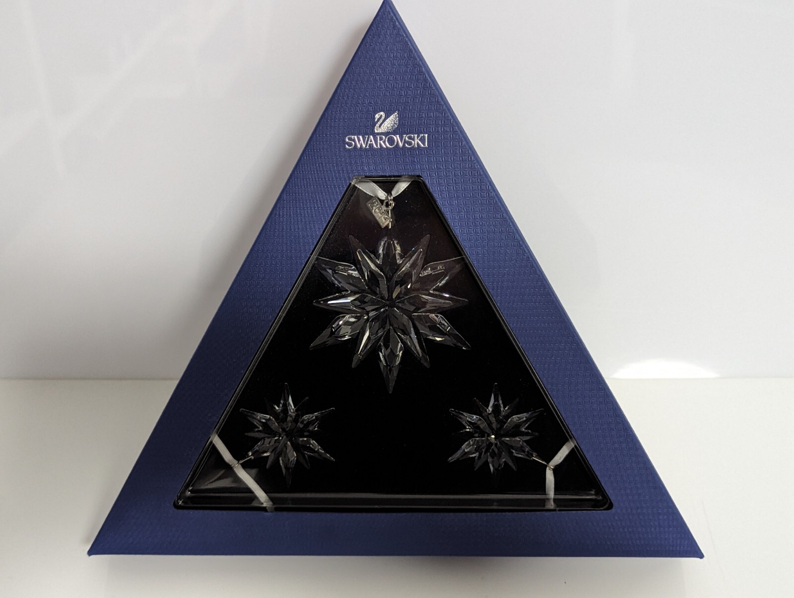 Swarovski💎Weihnachtsstern Christmas Ornament 2011 3er Set 1092039 Neu.