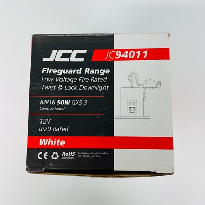 JCC Fireguard JC94011 12 V Twist & Lock Downlight Chrom