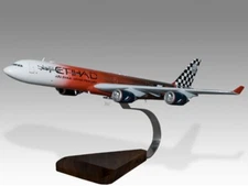 Airbus A340-600 Etihad Abu Dhabi Grand Prix 2009 Desk Wood Large Scale 1/200