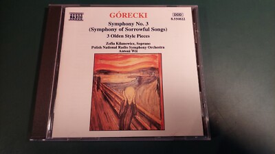 HENRYK GÓRECKI - SYMPHONY No.3 Antoni Wit CD