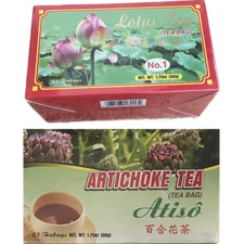 1 Pack - 1.75oz Fortuna Brand Herbal Tea - 25 Tea Bags - Choose Flavor