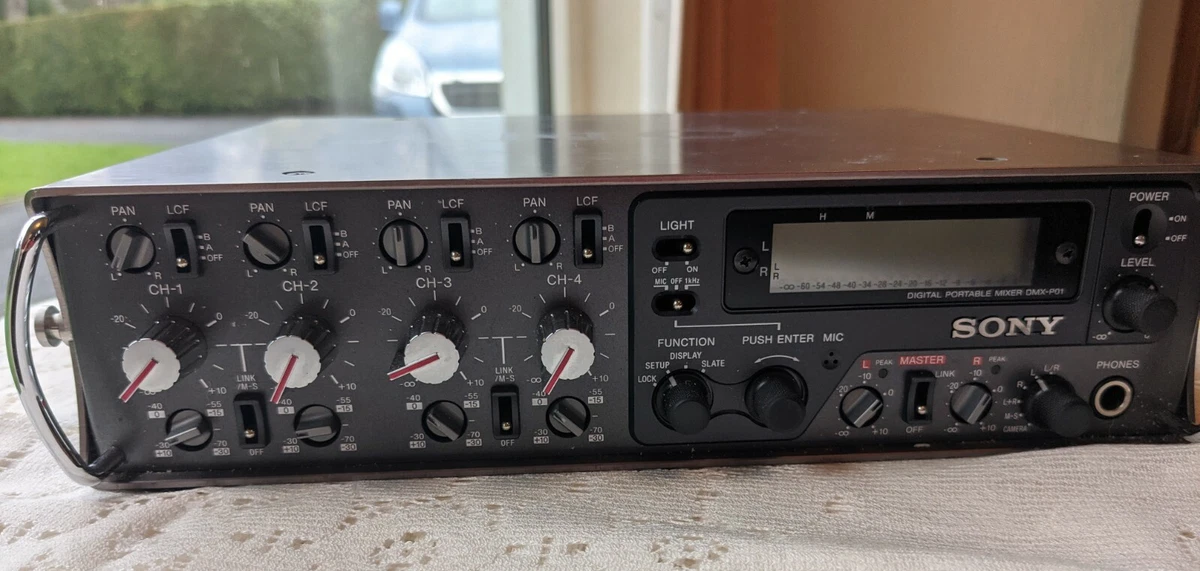 Sony DMX-01 Portable 4-Channel Digital Mixer Used But Good Condition