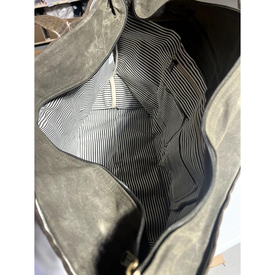 CB Station Waxed Canvas LG Boat Tote Khaki - Image 4 of 4