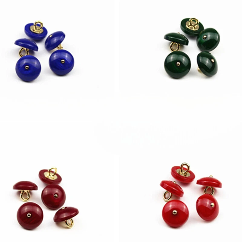 10pcs Round Buttons Sewing Craft Material for Cardigan Overcoat Jacket Decor DIY - Image 4 of 4