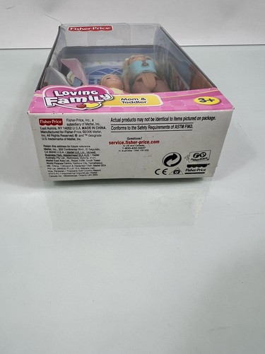 NUEVA casa de muñecas Fisher Price Loving Family MUÑECAS RUBIAS MADRE Y NIÑA 2006 #2 - Imagen 6 de 7
