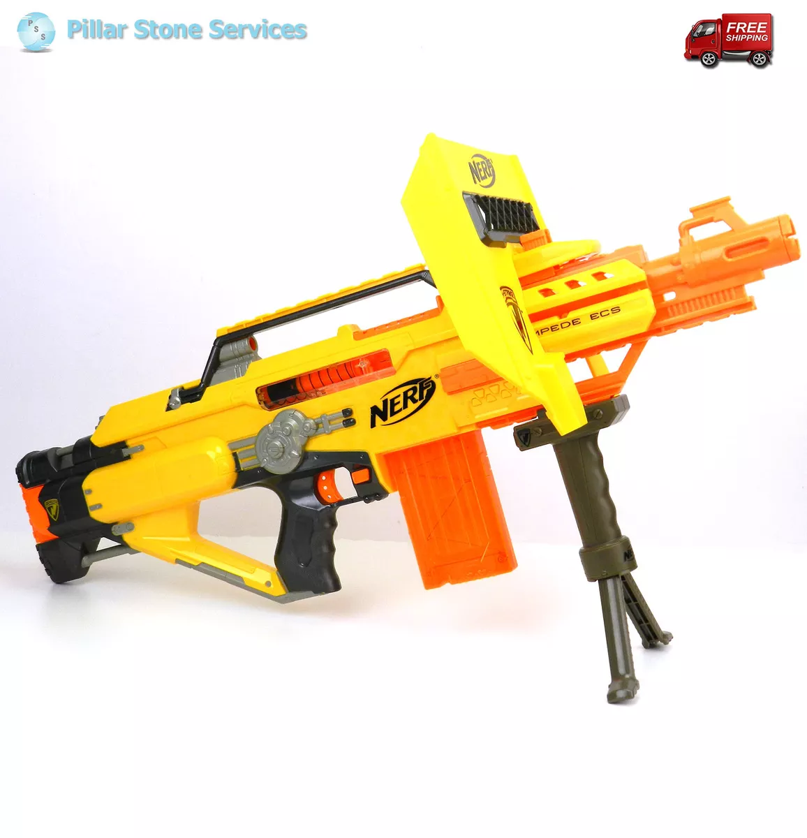 NERF N-Strike – Fusil d'Assaut Stampede ECS : : Jeux et