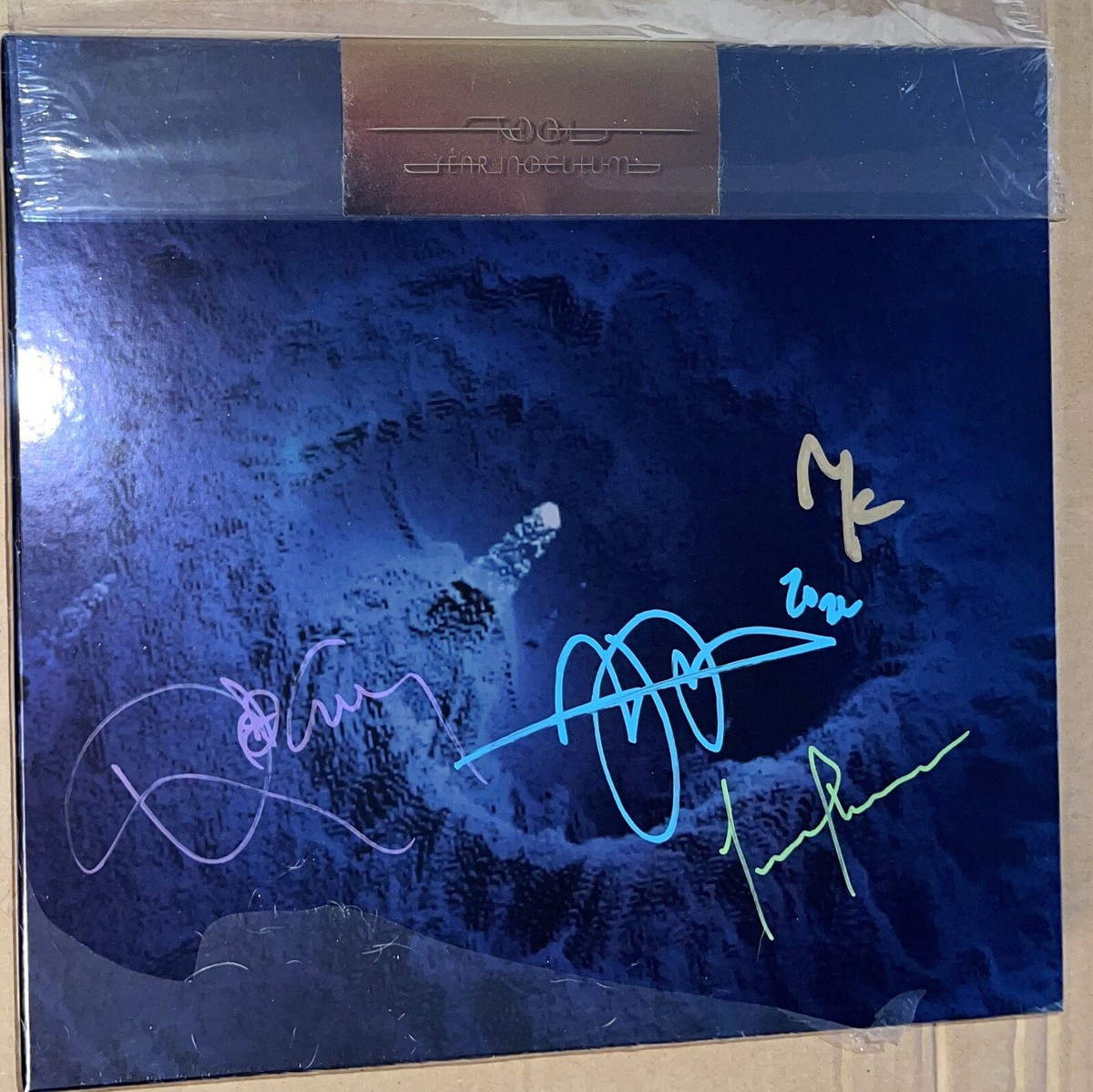 TOOL SIGNED BOX SET FEAR INOCULUM AUTOGRAPHED ULTRA DELUXE 5 LP