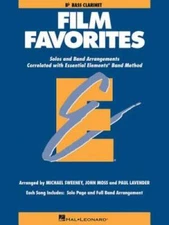 FILM FAVORITES               B-FLAT BASS CLARINET - Paperback - GOOD