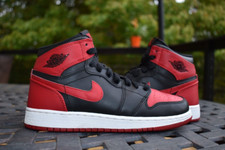 Nike Air Jordan 1 Retro High OG BG 'Bred' 2013 575441-023 Youth Size 4Y