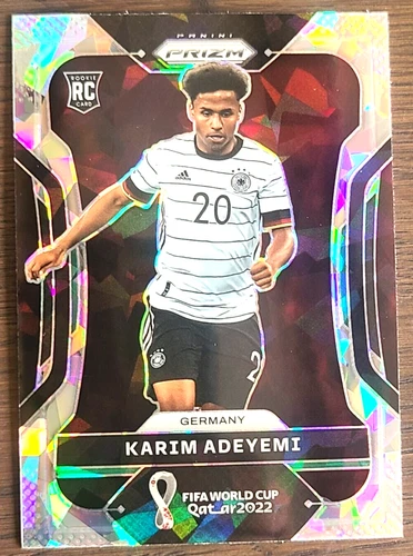 Karim Adeyemi 2022 Panini FIFA World Cup Qatar #111 RC SP ICE PRIZM Germany