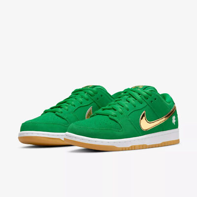 Nike SB Dunk Low Pro St. Patrick's Day Shamrock Lucky Green BQ6817-303 Men's