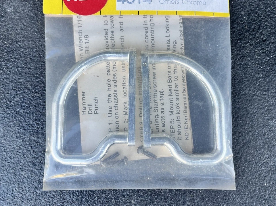 Pro-Line Racing RC10 RC 1:10 Side Nerf Bars CHROME PAIR #4514 BRAND NEW - Image 3 of 4