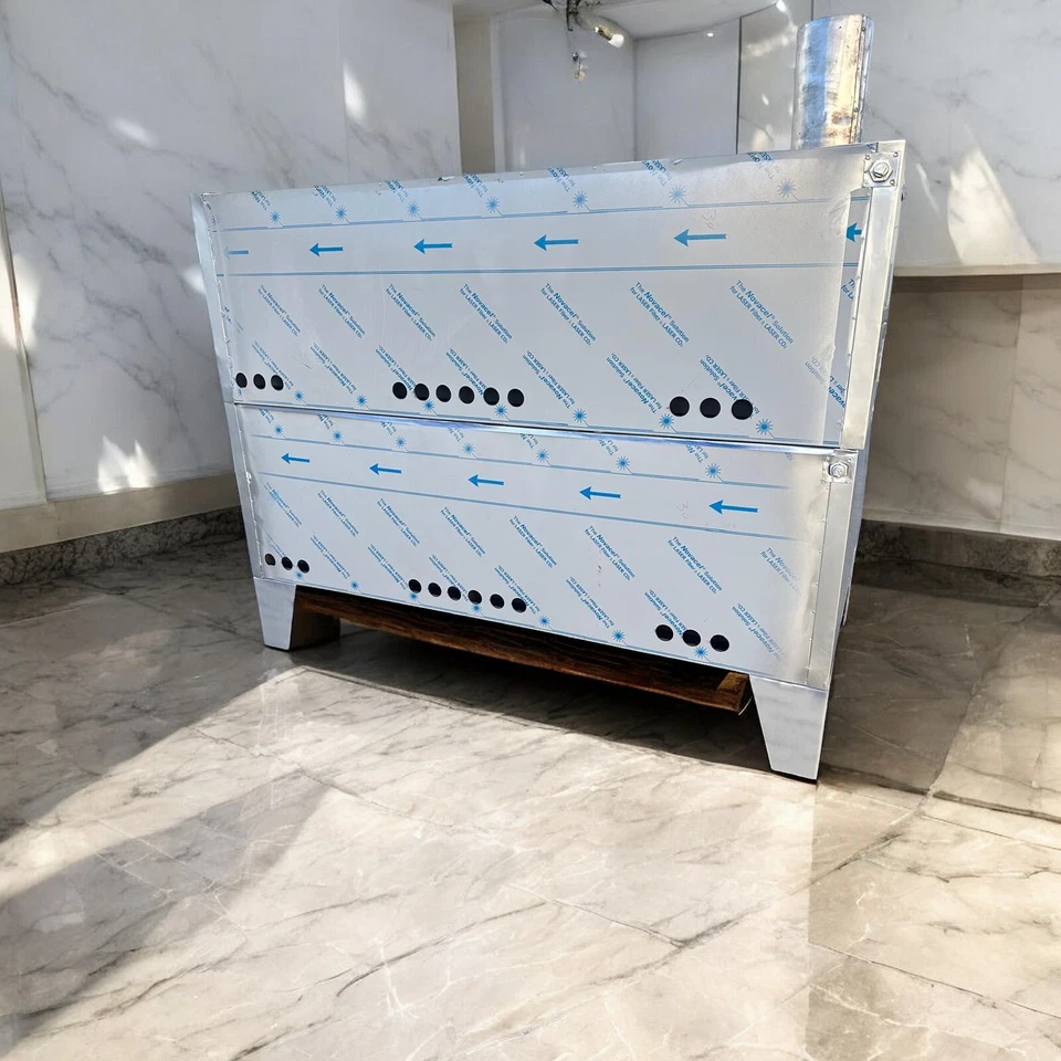 Horno para pizza Bakers Pride Y600 de doble cubierta - con ruedas - restaurado Foto 2 de 4