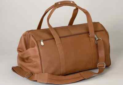 New Kluge Cheyenne Wide Mouth Duffel Bag Cowhide Leather