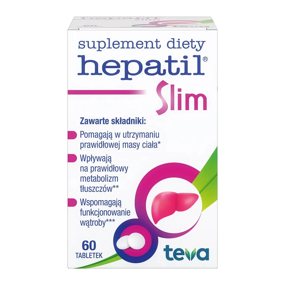 TEVA Hepatil Slim, 60 Tabletten
