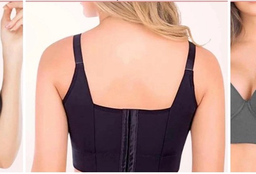 Magic Bra Deep Cup Fat Hiding Bra 34B Black - Picture 2 of 3