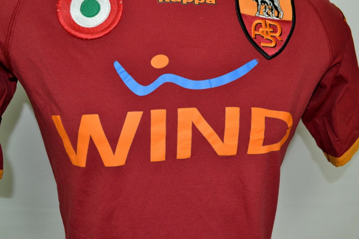 Maillot de football Kappa Gara AS Roma 2007-08 Third taille M
