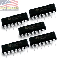 5x National Semiconductor LM339N LM339 Comparator Quad ±15V/30V 14-Pin PDIP