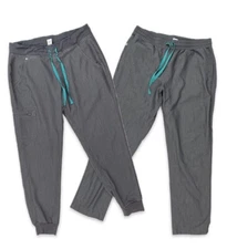 Figs Womens Scrub Pants Sz M Zamora Joggers & Yola Skinny Graphite Gray Lot Of 2