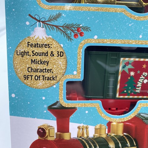 New Disney Mickey Mouse Express Holiday Christmas Train Set Free Shipping - Picture 8 of 8