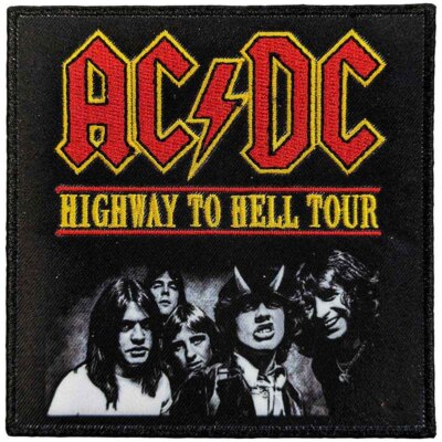 ACDC - HIGHWAY TO HELL TOUR - EMBROIDERED PATCH - BRAND NEW - ACDCPAT19