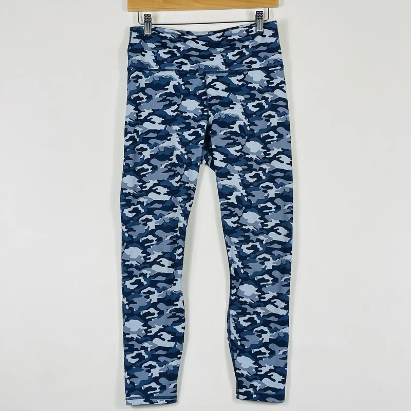 fabletics camouflage camo compression 7/8 leggings