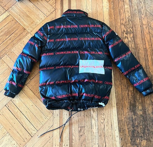 Calvin Klein puffer jacket multi logo 
