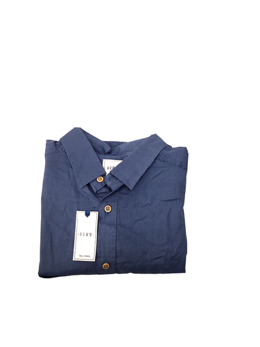 ROWM MENS SHIRT COTTON DUSTY BLUE 3XB. - Bild 1 von 3