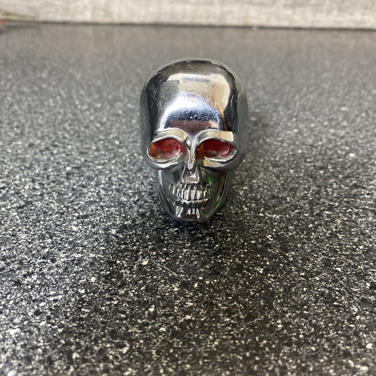 Vintage Aluminum Skull Head Gear Car Shift Knob Shifter