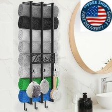Toalleros para ba o, toallero montado en la pared Almacenamiento de toallas.
