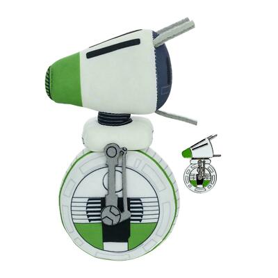 Star Wars D-O Stylized 7 Inch Plush With Enamel Pin DO Robot New