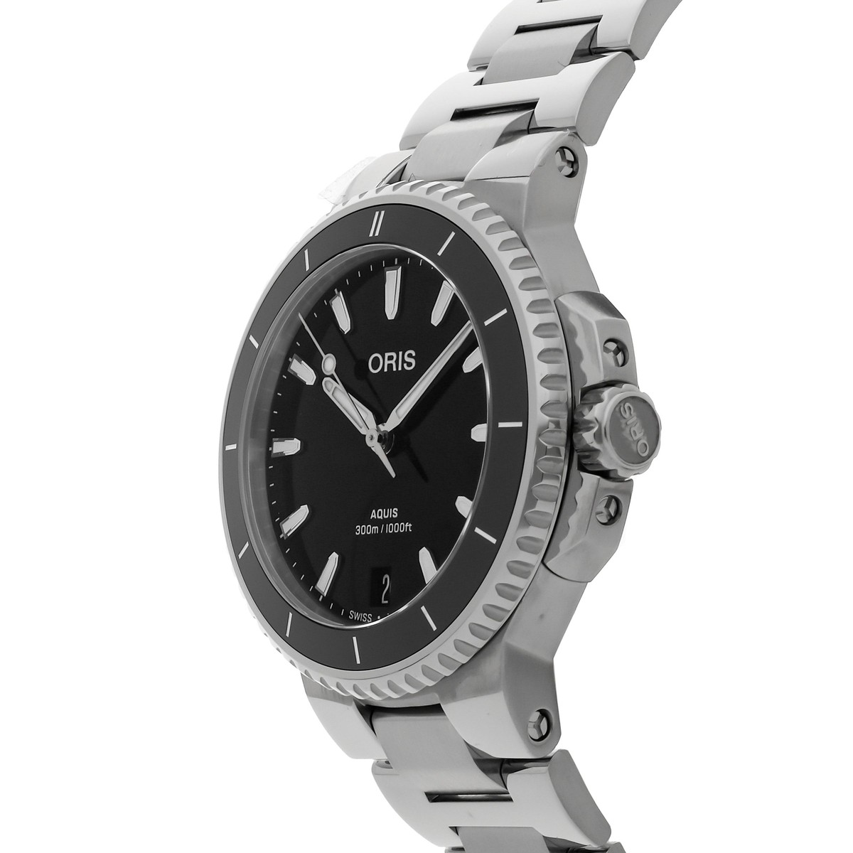 Oris Aquis Date Steel Auto Watch 36mm Bracelet 01 733 7792 Oris Aquis Date Steel Auto Watch 36mm Bracelet 01 733 7792