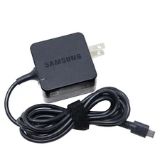 SAMSUNG Chromebook 4 USB-C Charger AC Adapter 15V 3A 45W