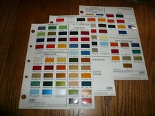 1976 Kenworth Ford Dodge White Intl Mack Fruehauf Dupont Paint Samples Chips