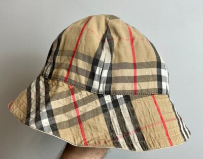 Authentic Burberry Nova Check Bucket Hat Cal Hype Designer | eBay