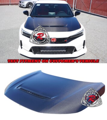 Fits 23-26 Honda Civic Type-R FL5 OE-Style Bonnet Hood (Carbon