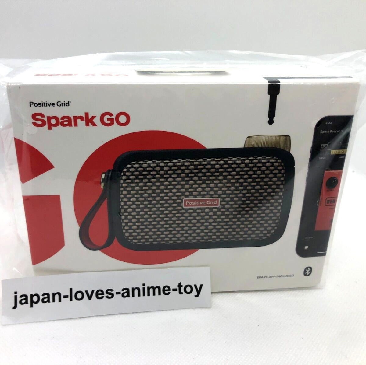 Positive Grid Spark Go Ultraportable Amplifier Smart Guitar Bass Amp from Japan