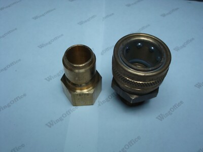 FOSTER 75 MS BRASS 3/4'' QUICK DISCONNECT SOCKET WITH PLUG 75FPB NNB