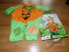Infant Size 0-6 Months In Character Lil' Pumpkin Patch Halloween Costume New