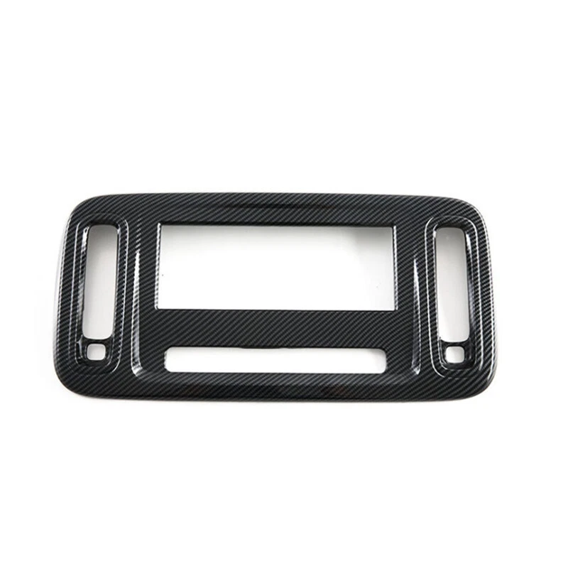 Cubierta de cuadro de navegación delantera de fibra de carbono para Mercedes-Benz VITO 2024 2025 Foto 4 de 4