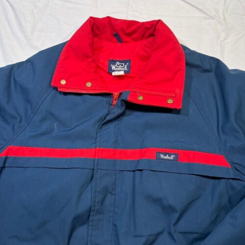 Vintage Woolrich Ski Jacket Chore Coat Mens Large Bomber Snaps Made in USA 80s - Picture 2 of 10