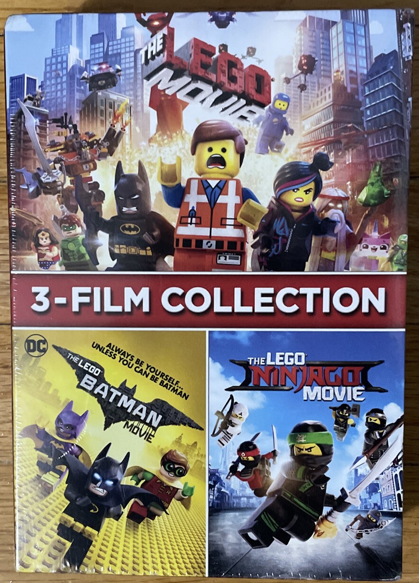 The Lego Movie, The Lego Batman Movie & The Ninjago Movie 3-Film