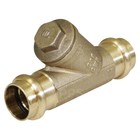 1/2"-2"in Lead Free Y Strainer Valve Press Connection Pipe Fitting Flare x MIP
