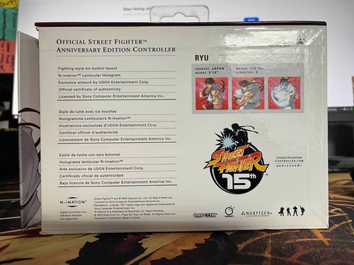 Playstion 2 Street Fighter 15 Anniversay Edition Controller - Ryu (New Open Box) - Picture 2 of 3